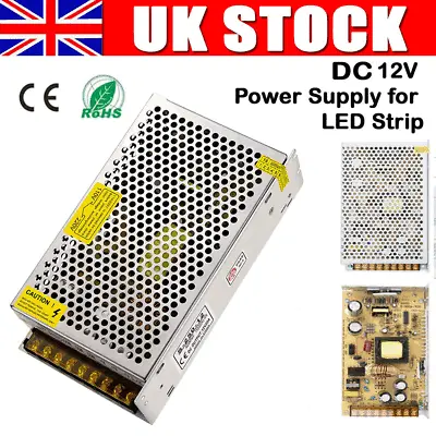 DC12V 20A 240W Switching Power Supply Adapter For LED Strip Light AC 110V/220V • £16.90