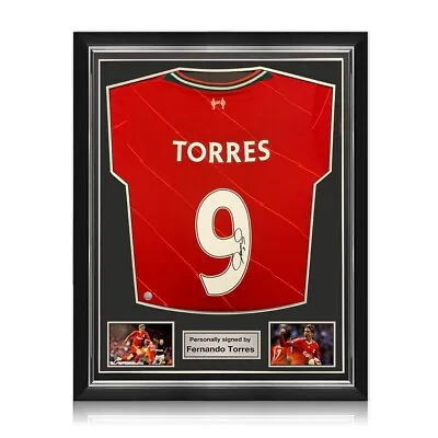 £339.99 • Buy Fernando Torres Signed Liverpool 2021-22 Football Shirt. Superior Frame