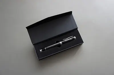 NIB Genuine Mercedes-Benz Blk Carbon Fiber Ballpoint Roller Ball Pen Dealership • $29