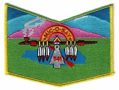 Mic-O-Say Lodge 541 Western Colorado Council YLW Bdr. [PW519] • $8.95