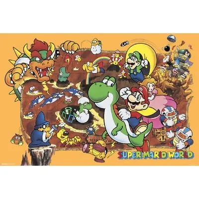 SUPER MARIO WORLD - POSTER 24x36 - 160794 • $11.88