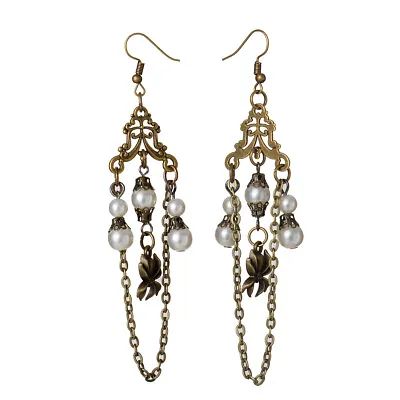 Steampunk Earrings Spide Pendant Drop Dangle Gear Ear Hook  For Women Gothic • $4.99