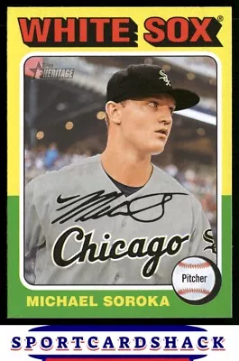 Michael Soroka 2024 Topps Heritage #69 Chicago White Sox • $1.69