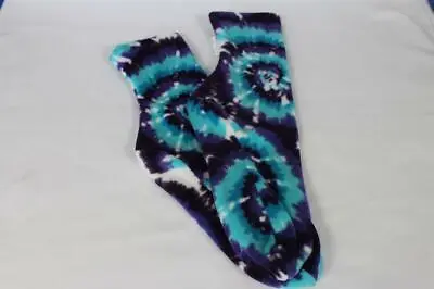 New Fleece Socks Purple Teal Tye Dye Men's Choose Size • $9.99