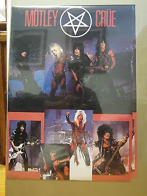 Vintage Rock And Roll Motley Crue 1983 Poster 10356 • $39.50