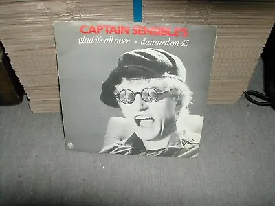 Captain Sensible(The Damned)-Glad It's All Over 7  P/S 1984 • £1.99