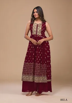 New Designer Indian Salwar Suit Anarkali Dress Kameez Pakistani Wedding Eid Gown • $74.56