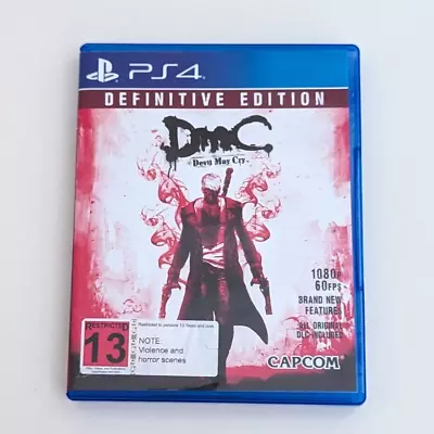 VGC! Genuine PlayStation 4 PS4 Game DmC Devil May Cry Definitive Edition PAL • $24.99