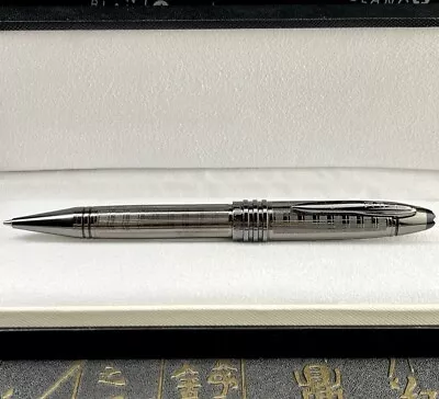 Luxury Great Writers Series Grey Grid Color 0.7mm Nib Ballpoint Pen • $27.74