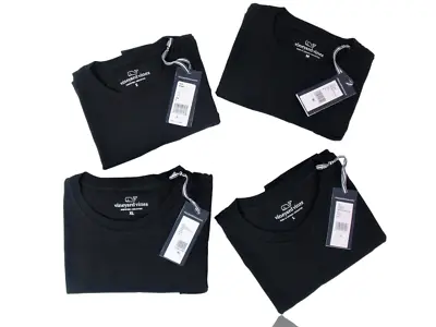 Vineyard Vines Men's Solid Black T-Shirt Blank SS Pocket Tee Cotton New W/ Tag • $16.95