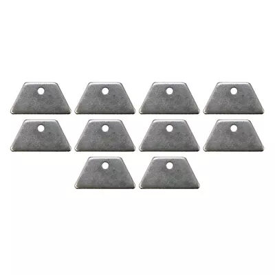 10 Pack Chassis Mounting Flat Body Tabs 1/8  Thick Steel Weldable 3/16  Hole • $17.70