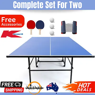 $29.99 • Buy All-in-One Table Tennis Set With PingPong Balls Paddles Retractable Net Portable