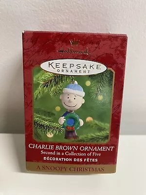 1999 Hallmark Keepsake A Snoopy Christmas Charlie Brown 2nd In Series- NEW-READ • $7