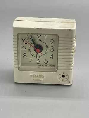 Vintage Timex Quartz Travel Alarm Clock Model 7809-012 • $8