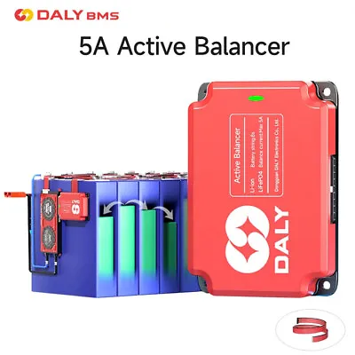 Daly  3S-16S 5A BMS Li-ion LiFePo4 Battery Hardware Active Balancer Equalizer • $69.19