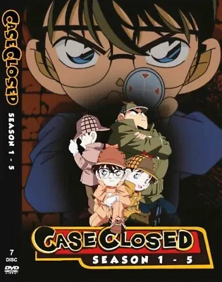 Detective Conan Case Closed Season 1-5 Series Anime DVD [English Dub][Fast Ship] • $47.69