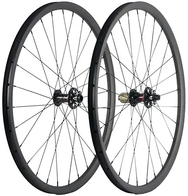 MTB Carbon Wheelset 29ER 30mm Width Tubeless Mountain Cycle Carbon Wheels 700C • $416