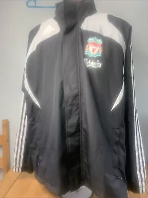 Liverpool Adidas Bench Managers Jacket Coat Size UK 42/44 XL 2007/2008 • £39.99