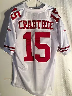 Reebok Authentic NFL Jersey San Francisco 49ers Michael Crabtree White Sz 52 • $39.99