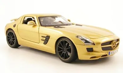 MAISTO MERCEDES SLS GOLD 1:18*Brand New! NICE!! • $39