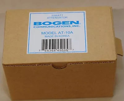 Bogen AT-10A Volume Controller Attenuator 10 Watts • $16