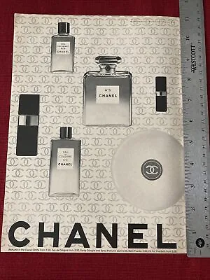 Chanel No. 5 Eau De Cologne & Oil 1966 Ad - Great To Frame! • £6.71