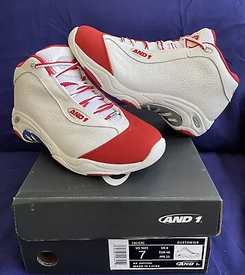 DS AND 1 Tai Chi LX White Red Sz 7 D1055MWR Basketball Vince Carter VC Retro • $159.95