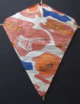 Vintage Paper Kite Red Moon/mars • $14.99