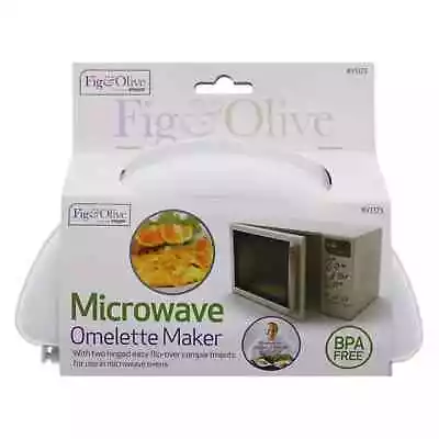 Microwave Omelette Maker Plastic BPA Free Egg Cooker Easy Kitchen Aid Food Tool • £5.49