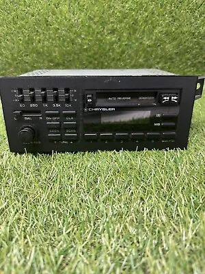 CHRYSLER AM/FM Radio W/Cassette 88 89 90 91 92 93 Economy Models MOPAR 4494074 • $69.99