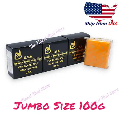 K.Brothers Black Soap Original – Jumbo Size 100g Pack Of 3  Ship From USA • $24