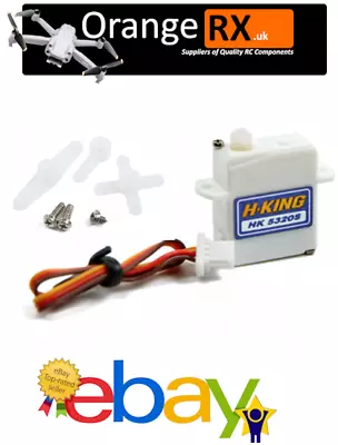 Ultra Micro Digital Servo HK-5320s 1.7g 1.0mm Plug 0.05sec 0.075kg Nano RC Servo • £11.99