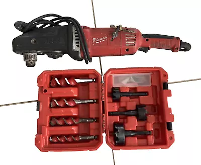 Milwaukee Super Hawg W/Steel Wood Boring Bit Set 7pc Tested • $195