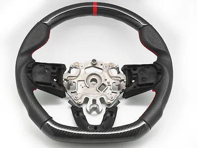 Steering Wheel For 2014-2023 Mini Cooper F56 S / JCW Mk3 Carbon Fiber Leather • $399.49