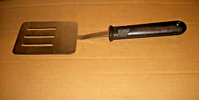 Vintage EKCO Short Slotted Spatula With A Black Plastic Handle 10 3/4  Long • $16.99