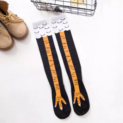 £4.25 • Buy Stockings Cartoon Socks, Fashion But Knee-length Socks, Chicken Foot Soc;;b