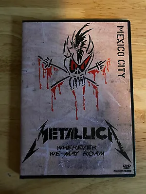 Metallica - Live In Mexico City 1993 DVD Lars Ulrich James Hetfield Kirk Hammett • $15.55