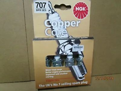 £9.99 • Buy  Ngk Spark Plug  Copper Bpr5es 707 Triumph Vauxhall Mazda Honda Seat Toyota