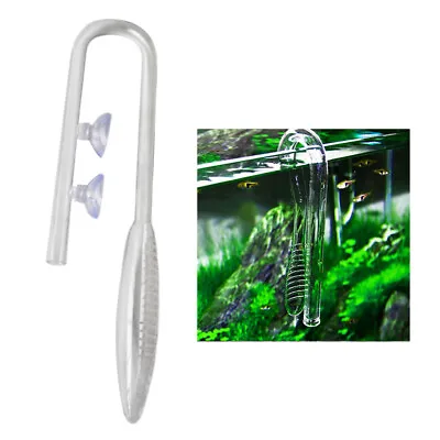 £17.57 • Buy Lovoski Aquarium Tank Inlet Glass Lily Pipe Inflow Water Filter Pipe Clear
