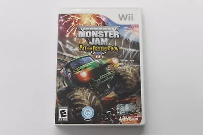 Monster Jam: Path Of Destruction (Nintendo Wii 2010) CIB • $10.99