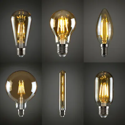 £7.99 • Buy Filament LED Light Bulb Decorative Vintage Edison Lightbulb Lamp Radio Valve A+