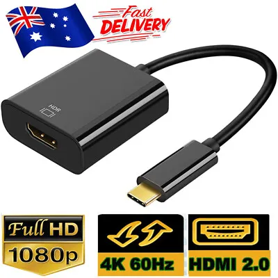 $5.99 • Buy USB C To HDMI 4K 60Hz Adapter USB 3.1 Type C To HDMI 4K DVI VGA Video Monitor