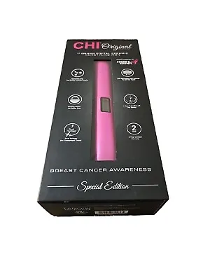  New   CHI Original Digital 1in Ceramic Hairstyling Iron-Breast Cancer Awareness • $60.95