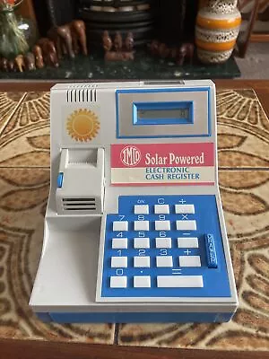 VINTAGE 1977 IMCO ELECTRONIC Solar CASH REGISTER TILL WORKING HONG KONG Money • £11.24