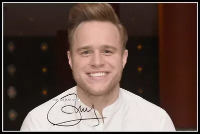 Olly Murs Autographed Cotton Canvas Image. Limited Edition (OM-708)  • £9.59