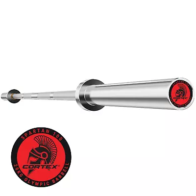 CORTEX SPARTAN100 7ft 20kg Olympic Barbell • $224.97