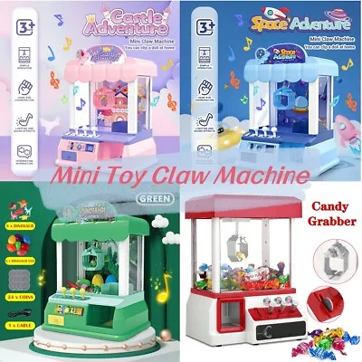Mini Candy Grabber Carnival Claw Machine Vending Arcade Prize Game Kids Toy AU • $79.99