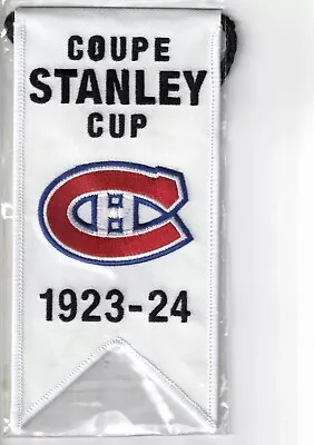 2008-09 Upper Deck Montreal Canadiens Centennial Stanley Cup Mini Banner 1923-24 • $29.99