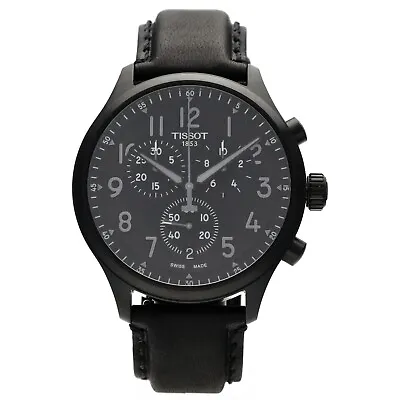 Tissot T116.617.36.052.00 Chrono XL Vintage Black PVD Steel Quartz Men's Watch • $326.25