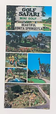Golf Safari Miniature Golf Course Bonita Springs Florida Postcard Multiview • $2.59